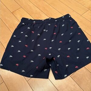 Maamgic 
Men's Navy Shark-Print Swim Shorts